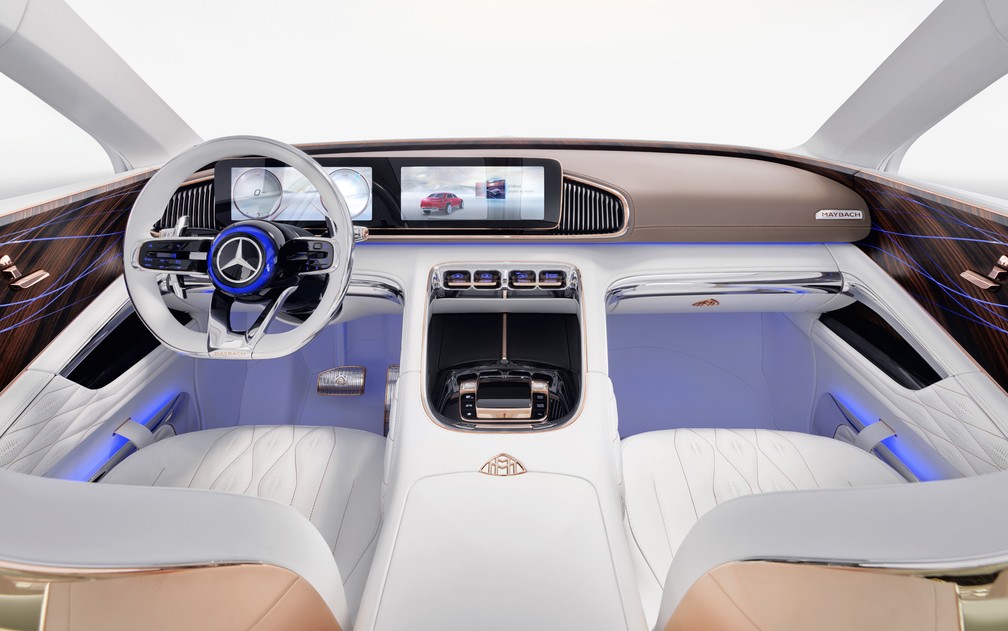 Interior do Mercedes-Maybach Ultimate Luxury — Foto: Divulgação