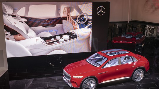 Mercedes mostra conceito de 'SUV-sedã' no Salão de Pequim Mercedes mostra conceito de 'SUV-sedã' no Salão de Pequim