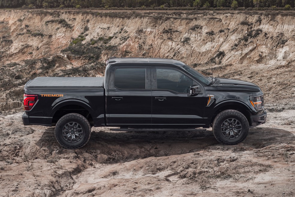 Ford F-150 Tremor tem novas molas e amortecedores mais rígidos — Foto: Divulgação