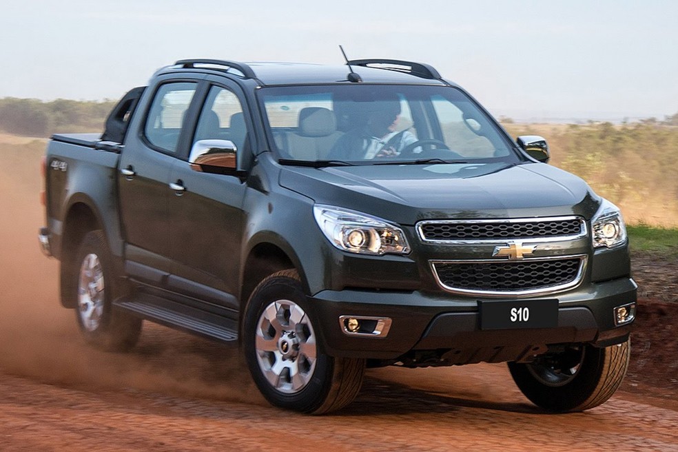 A Chevrolet S10 LTZ parte de R$ 79.990 no Mercado Livre.  — Foto: Divulgação/Chevrolet