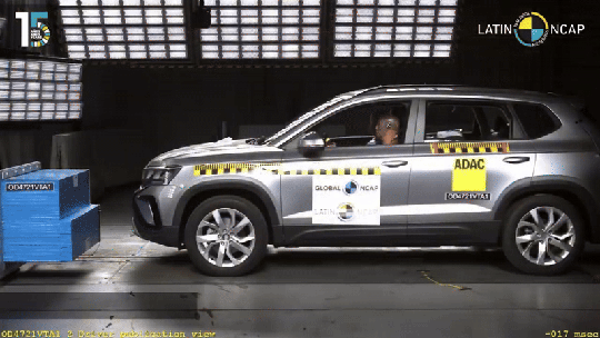 Novo Volkswagen Taos tira nota máxima em teste de segurança do Latin NCAP