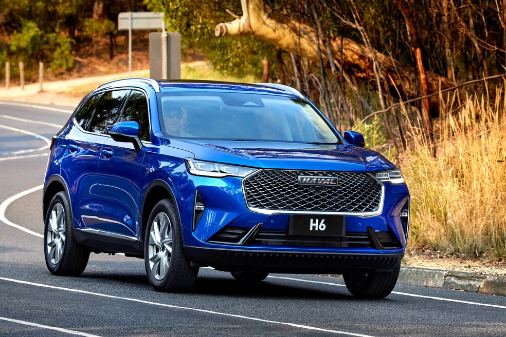 Já vendido na Argentina, Haval H6 será o concorrente de Jeep Compass e Toyota Corolla Cross no Brasil  — Foto: Divulgação