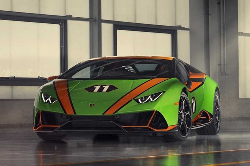Lamborghini Huracán customizado para comemorar vitórias nas pistas de corrida (Foto: Divulgação) — Foto: Auto Esporte