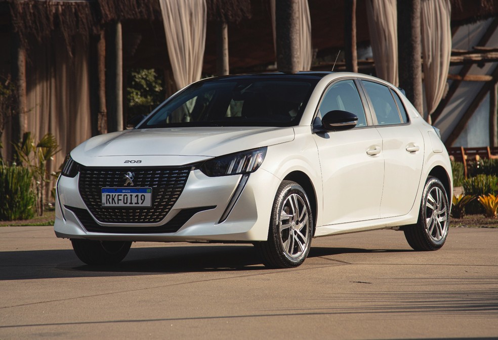 Peugeot 208 terá motor 1.0 turbo na linha 2022 — Foto: Fábio Aro/Auto News Brasil