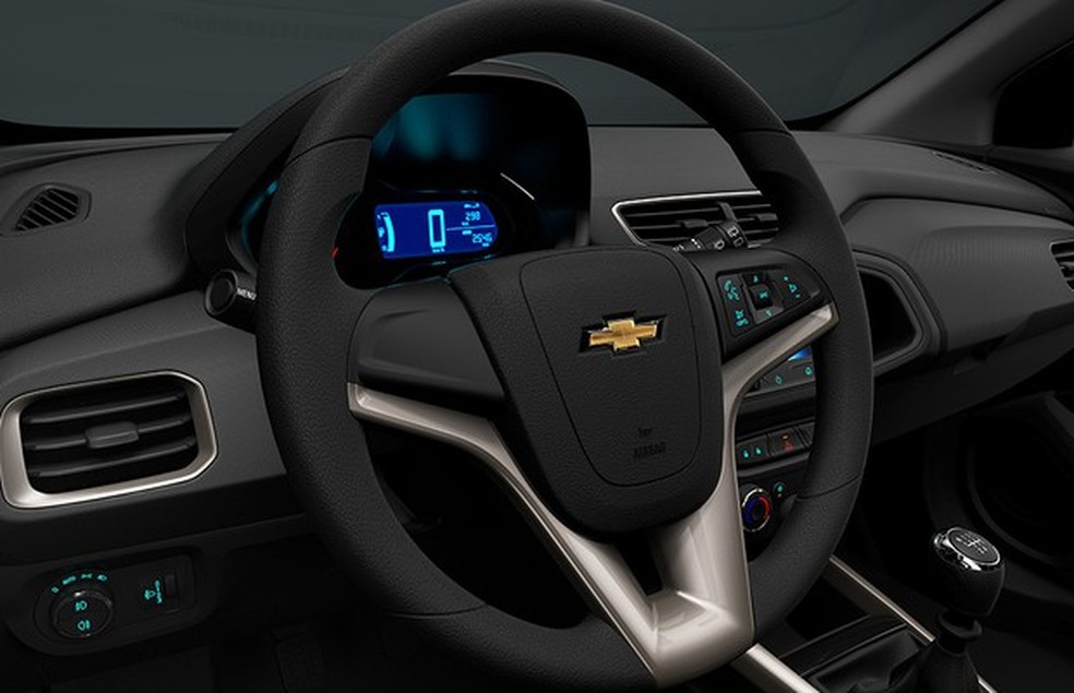 Interior do Chevrolet Onix LTZ 2016 (Foto: General Motors) — Foto: Auto Esporte