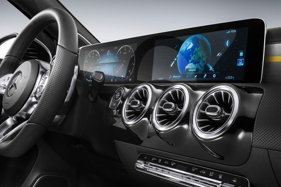 MBUX - Central de entretenimento Mercedes Benz (Foto: divulgação) — Foto: Auto Esporte