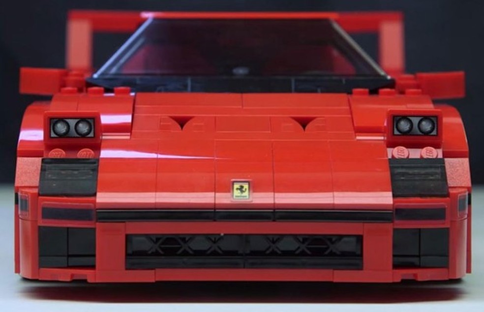 Lego cria sua própria Ferrari F40 (Foto: Divulgação) — Foto: Auto Esporte