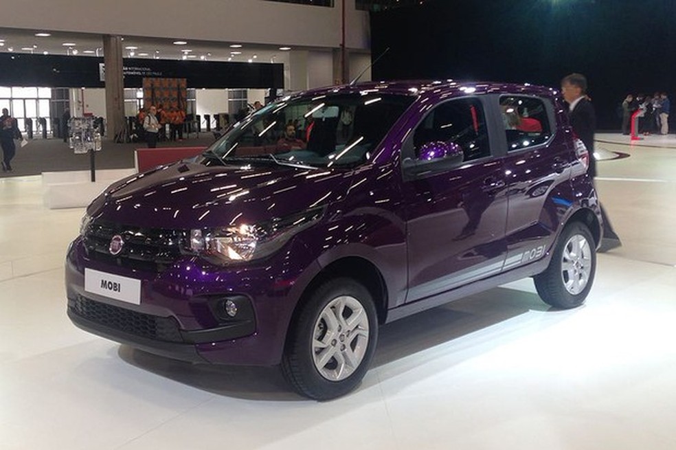 Fiat Mobi Drive no Salão do Automóvel 2016 (Foto: Julio Cabral/Auto News Brasil) — Foto: Auto Esporte
