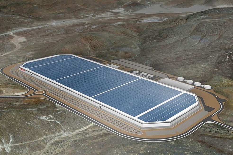 Gigafactory Tesla (Foto: Divulgação) — Foto: Auto Esporte