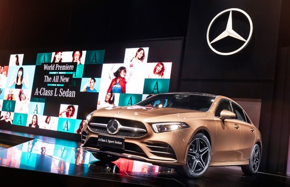 Mercedes Classe A Sedan é apresentado no Salão de Pequim 2018 (Foto: Divulgação) — Foto: Auto Esporte