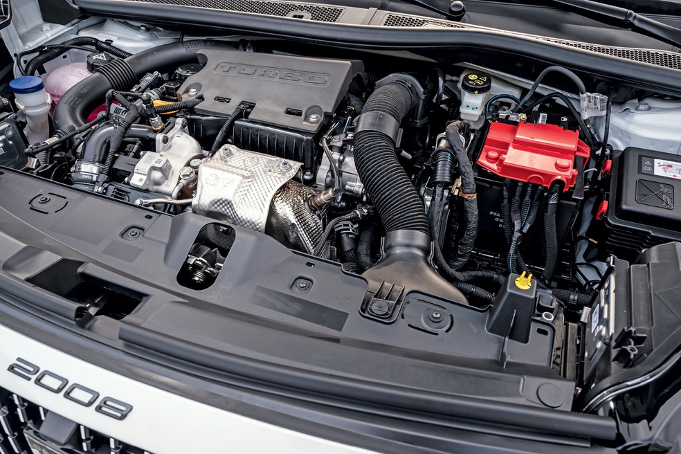 Motor Turbo 200 tem auxílio de um sistema híbrido leve de 12V que opera como alternador, motor de arranque  e start-stop — Foto: Divulgação