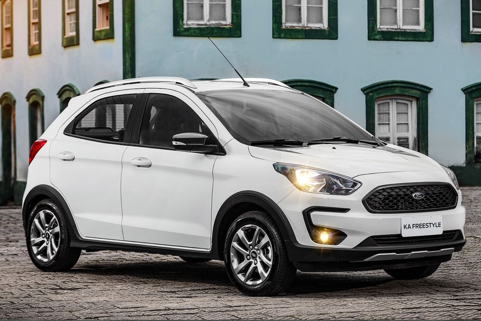 Ford Ka Freestyle é versão aventureira do hatch compacto  — Foto: Divulgação/Ford