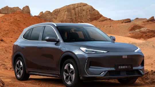 Geely EX5: SUV elétrico terá recarga em 20 minutos e 218 cv no Brasil