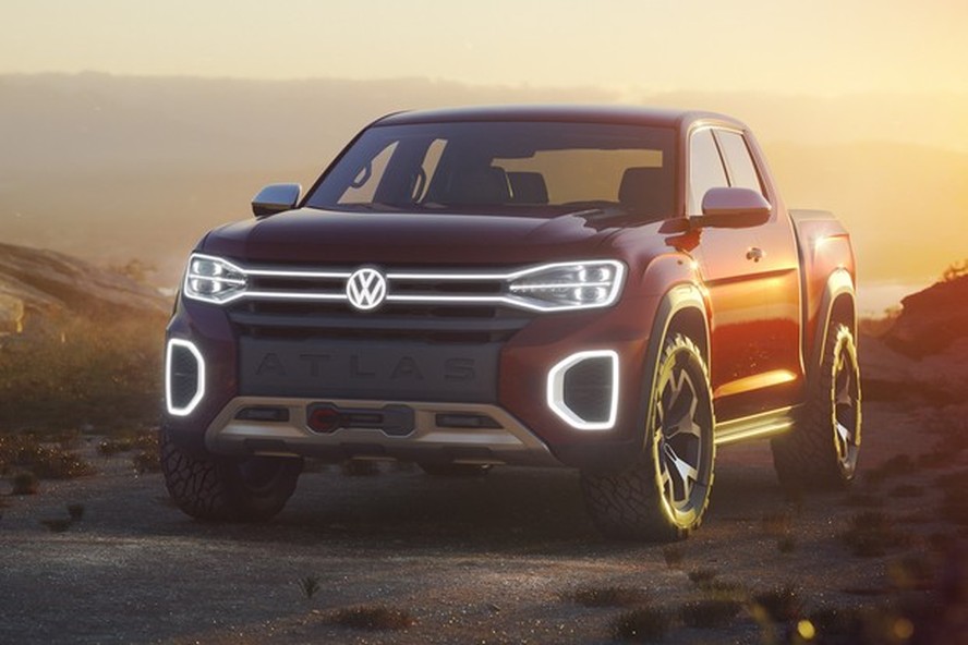 Volkswagen revela conceito Atlas Tanoak que dará origem a nova picape da marca (Foto: Divulgação)