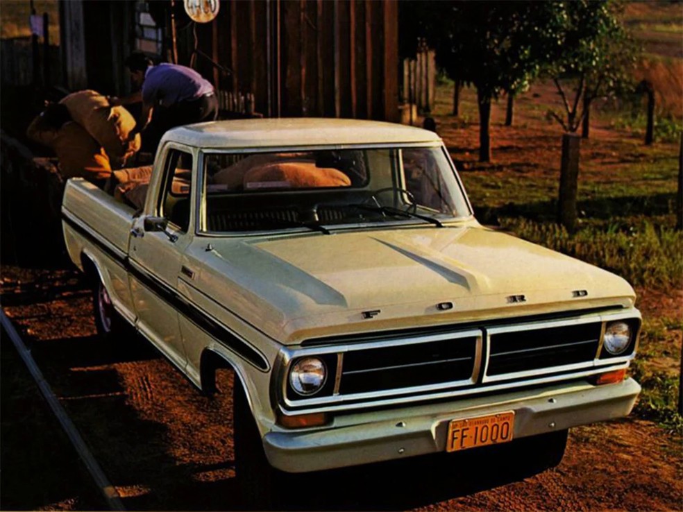 Atualmente, um Ford F-100 bem cuidado pode ultrapassar o preço de R$ 100 mil — Foto: Divulgação
