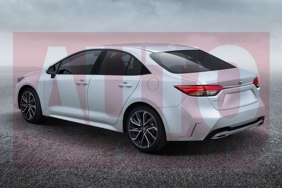 Traseira é o ponto talvez que o novo Corolla mais pareça com o atual (Foto: João Kleber Amaral/Auto News Brasil) — Foto: Auto Esporte