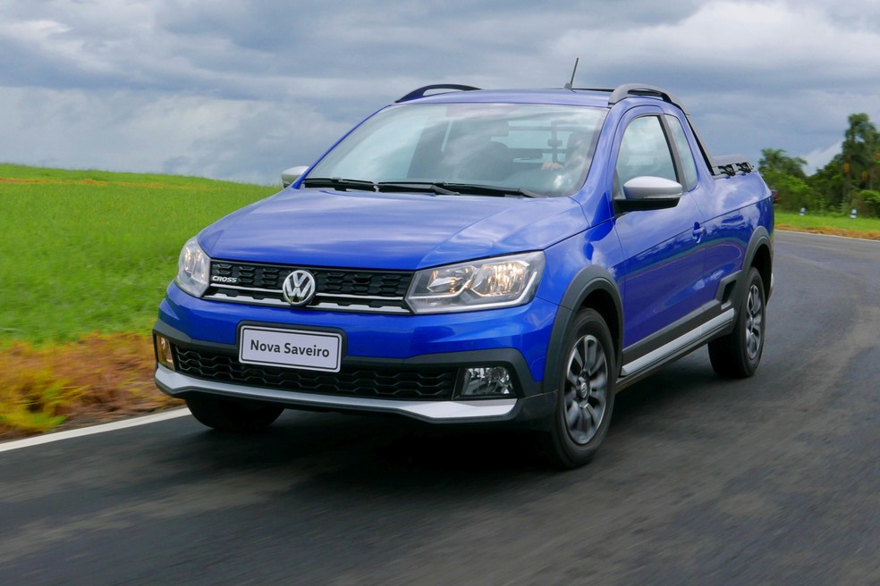 O motor 1.6 16v aspirado flex MSI da Volkswagen Saveiro Cross CE rende até 120 cv de potência e 16,1 kgfm de torque — Foto: Divulgação/Volkswagen