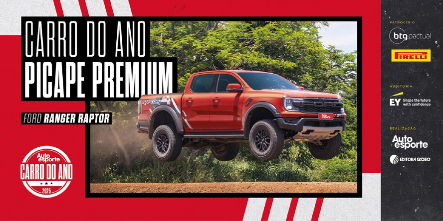 Ford Ranger Raptor é a Picape do Ano 2025
