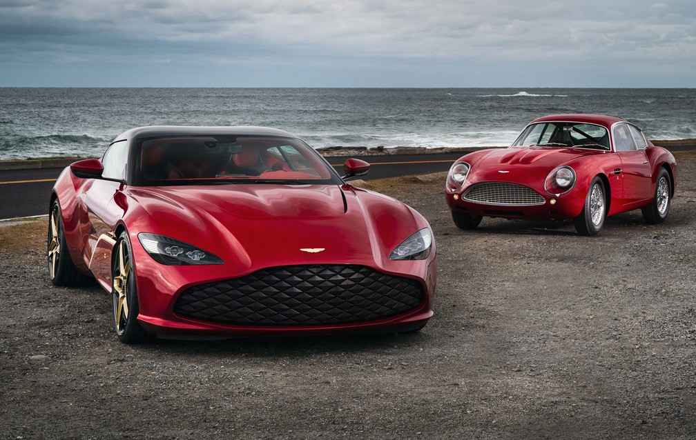 Aston Martin DBS GT Zagato e DB4 Gt Zagato — Foto: Divulgação