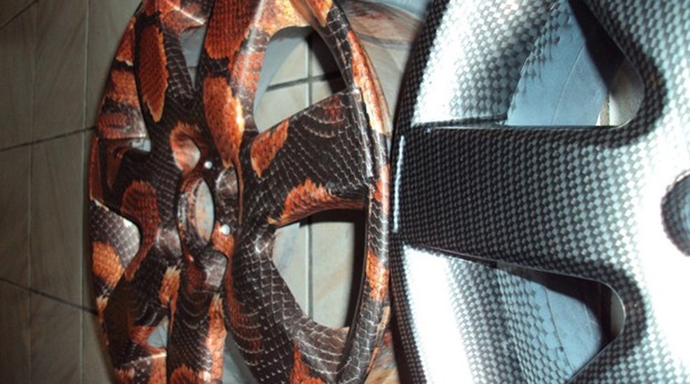 Rodas personalizadas pelo Water Transfer Printing (Foto: EDX Water Transfer Printing) — Foto: Auto Esporte