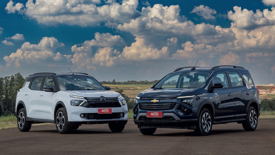 Citroën C3 Aircross Shine e Chevrolet Spin Premier