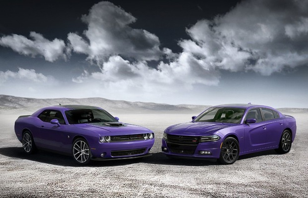 Dodge Challenger e Dodge Charger (Foto: Divulgação) — Foto: Auto Esporte
