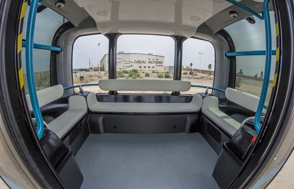 Interior do Olli, veículo elétrico e autônomo da Local Motors (Foto: Divulgação) — Foto: Auto Esporte