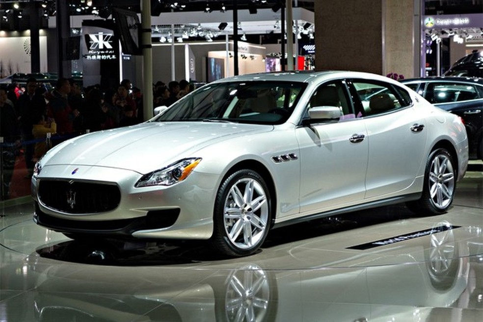 Maserati Ghibli no Salão de Xangai (Foto: Newspress) — Foto: Auto Esporte