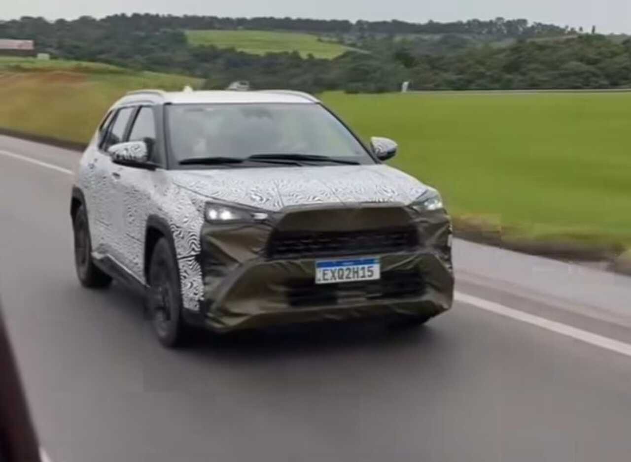 Flagra: Toyota Yaris Cross já é nacional e será rival do Hyundai Creta