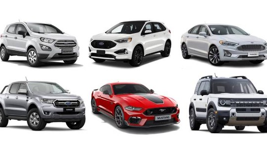 RECALL: FORD faz recall de seis modelos, veja mais