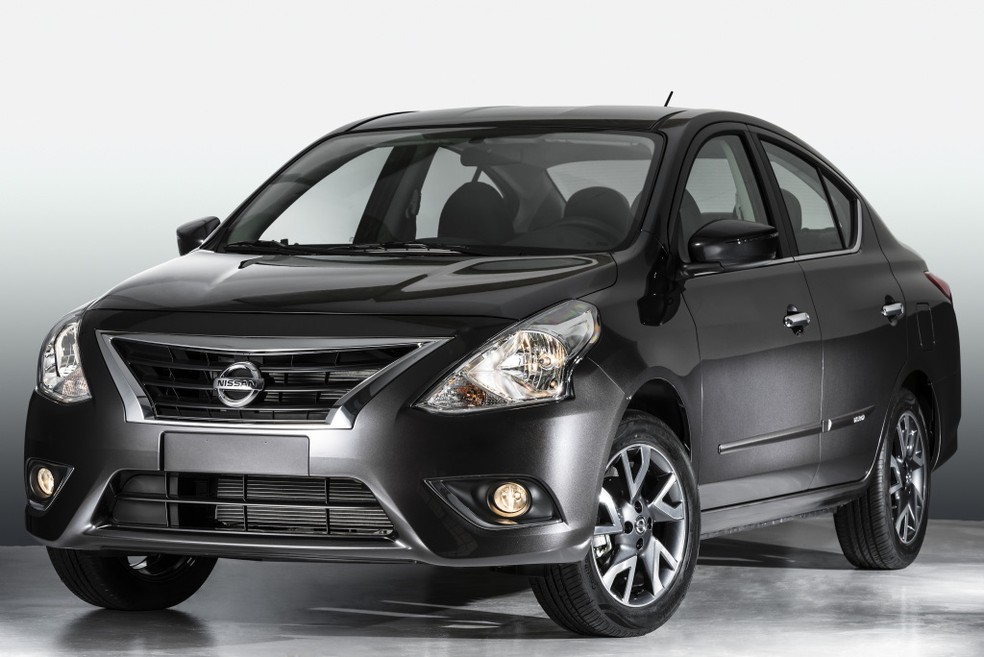 Nissan Versa atualmente vendido no Brasil — Foto: Divulgação/Nissan