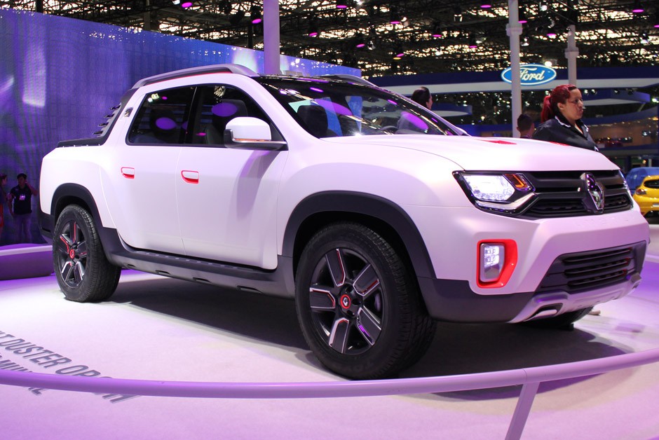 Renault Duster Oroch no Salão do Automóvel 2014