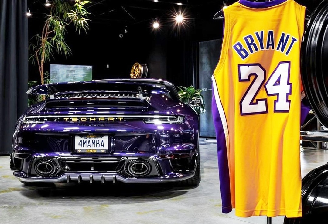 Porsche feito em tributo a Kobe Bryant está á venda por R$ 1,5 milhão