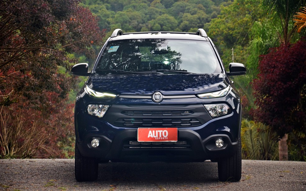 Compare: essa é a dianteira da Fiat Toro atual  — Foto: André Schaun 