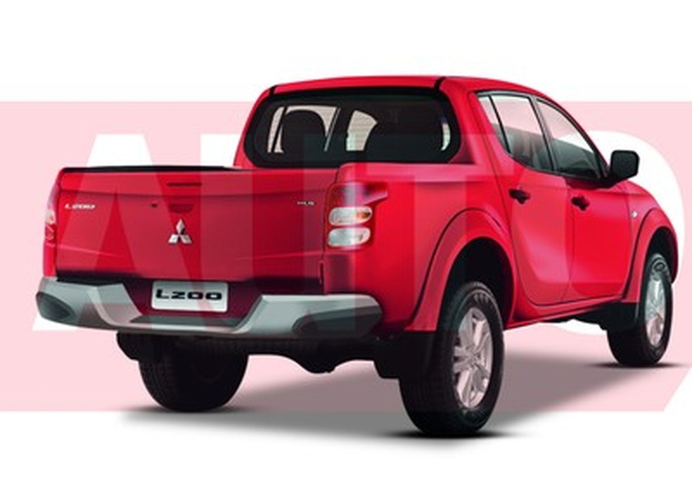 Projeção: Mitsubishi L200 (Foto: Yuri Queiroz) — Foto: Auto Esporte