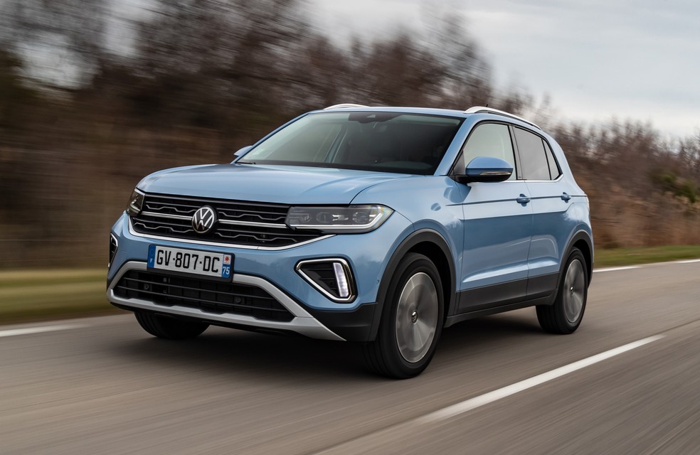 Volkswagen T-Cross europeu tem o motor 1.5 TSI entre as suas opções — Foto: Divulgação