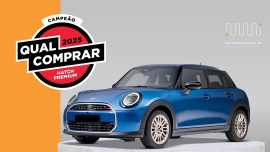 Mini Cooper 5 portas é o hatch premium de melhor custo no Brasil em 2025
