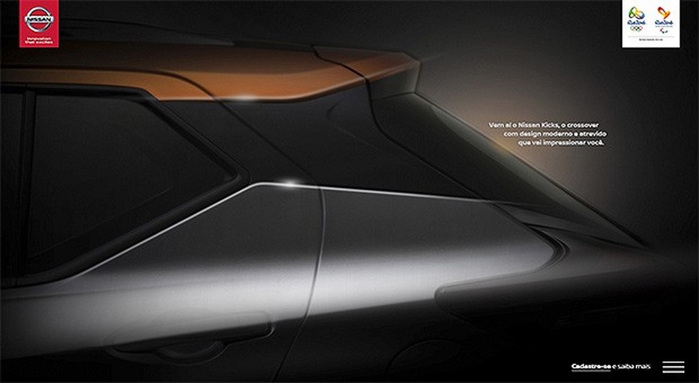 Nissan Kicks - site (Foto: Reprodução) — Foto: Auto Esporte