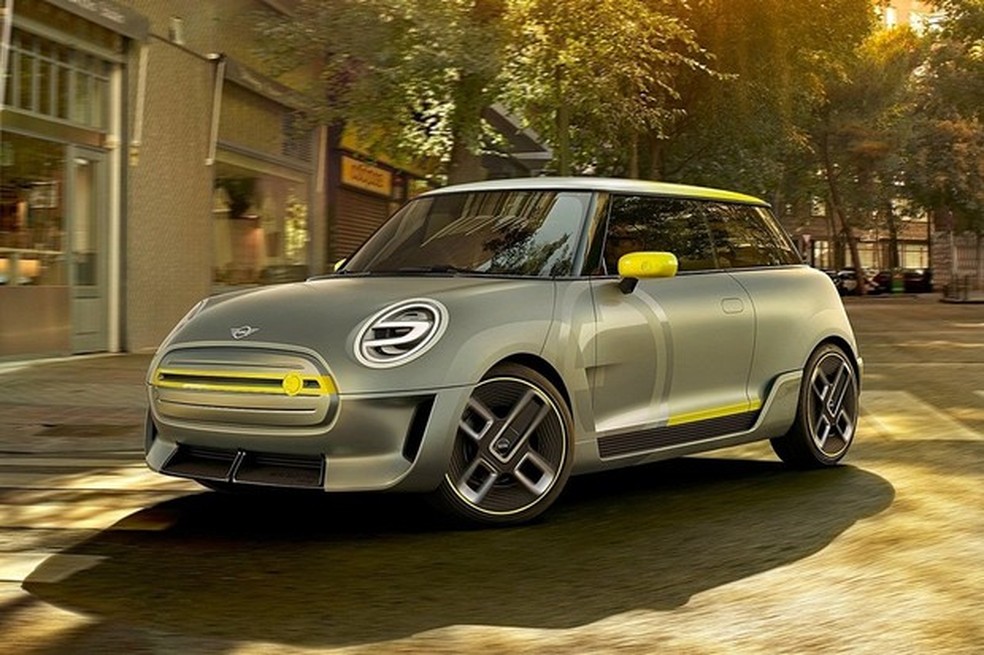 Hatch conceitual antecipa futuro Mini Cooper elétrico (Foto: Divulgação) — Foto: Auto Esporte