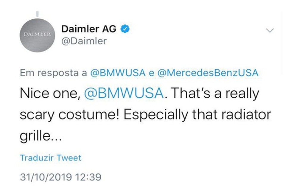 A Mercedes não deixou barato (Foto: Reprodução/Internet) — Foto: Auto Esporte