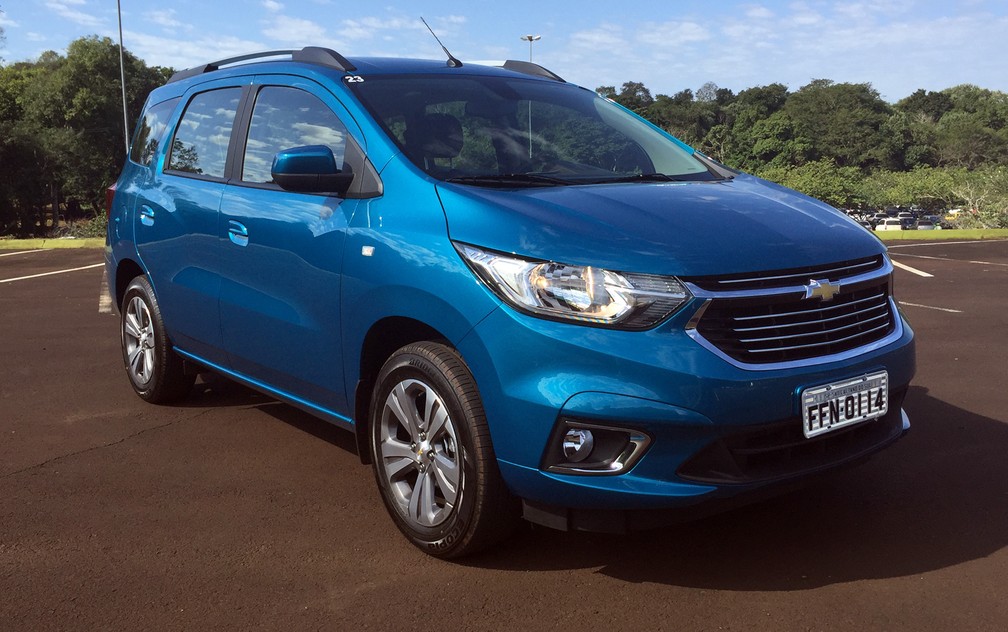 Chevrolet Spin 2019 — Foto: André Paixão/G1