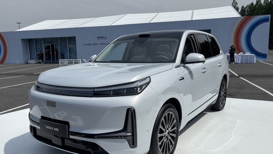 Geely M9 é SUV híbrido com geladeira e 870 cv em estudo para o Brasil