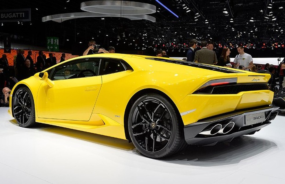 Lamborghini Huracán no Salão de Genebra (Foto: Newspress) — Foto: Auto Esporte