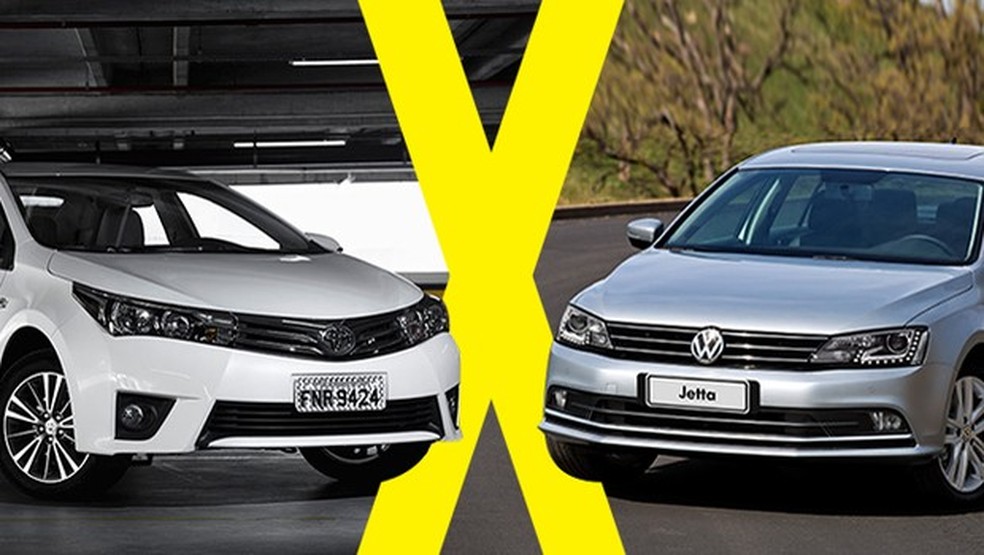 Jogo rápido Corolla x Jetta (Foto: Divulgação) — Foto: Auto Esporte