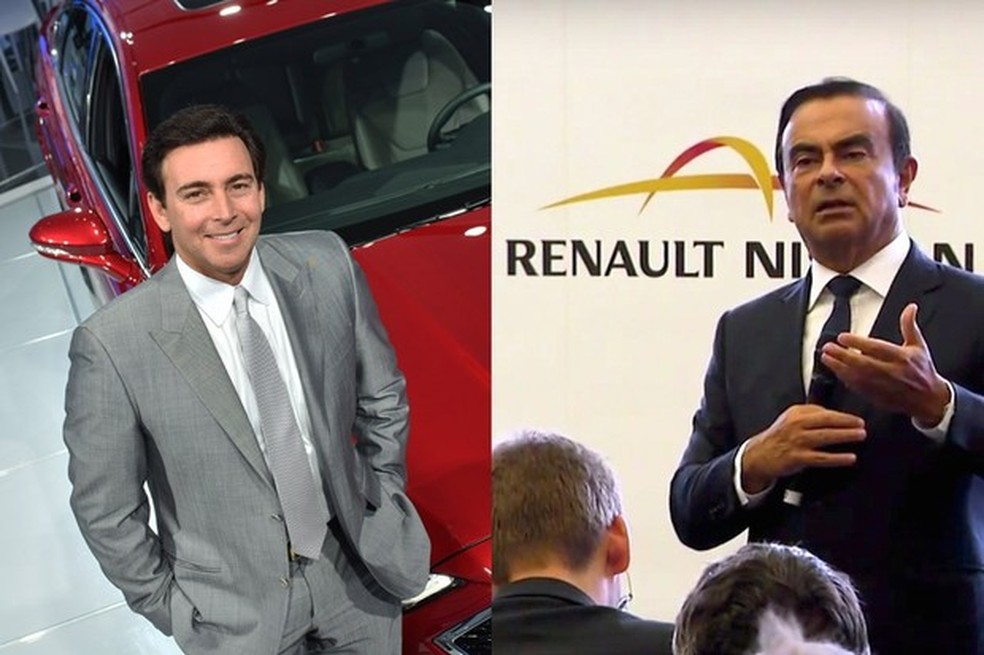 Mark Fields (esq.), CEO da Ford, e Carlos Ghosn (dir.), CEO da Renault e da Nissan (Foto: Divulgação) — Foto: Auto Esporte