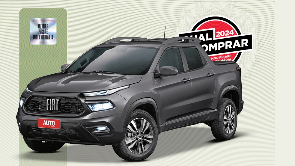 Qual Comprar 2024 - Melhor picape intermediária - Fiat Toro — Foto: Auto News Brasil