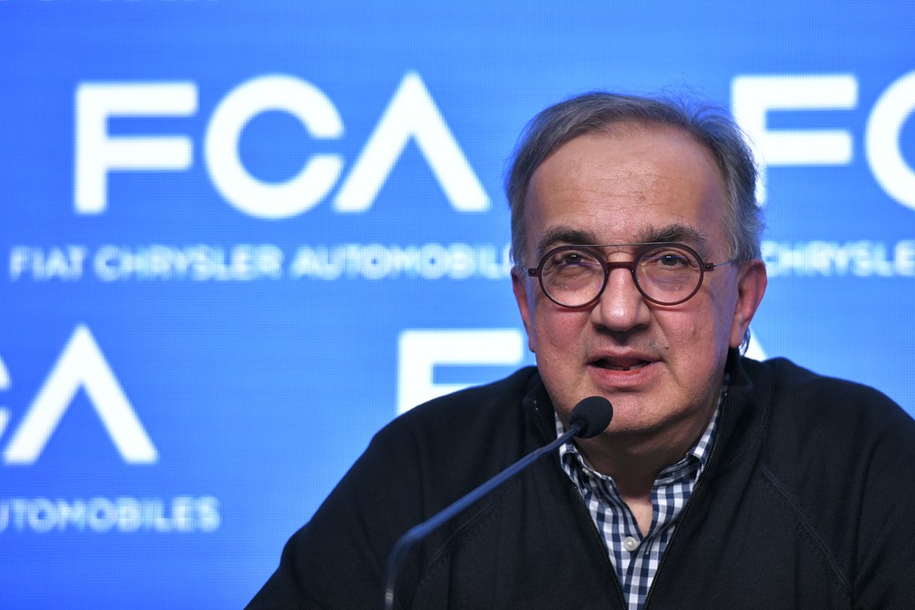 Sergio Marchionne, presidente da FCA — Foto: Piero Cruciatti/AFP