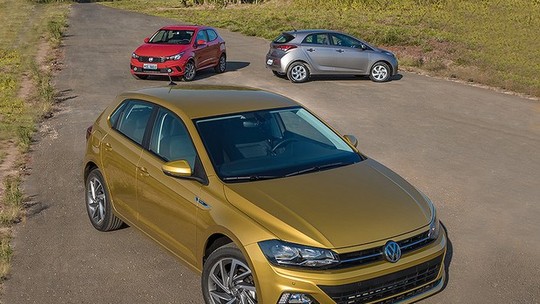 Comparativo: Volkswagen Polo x Fiat Argo x Hyundai HB20