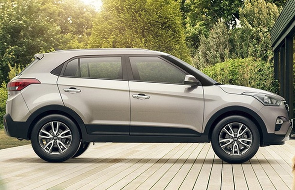 Lateral do Hyundai Creta (Foto: Divulgação) — Foto: Auto Esporte