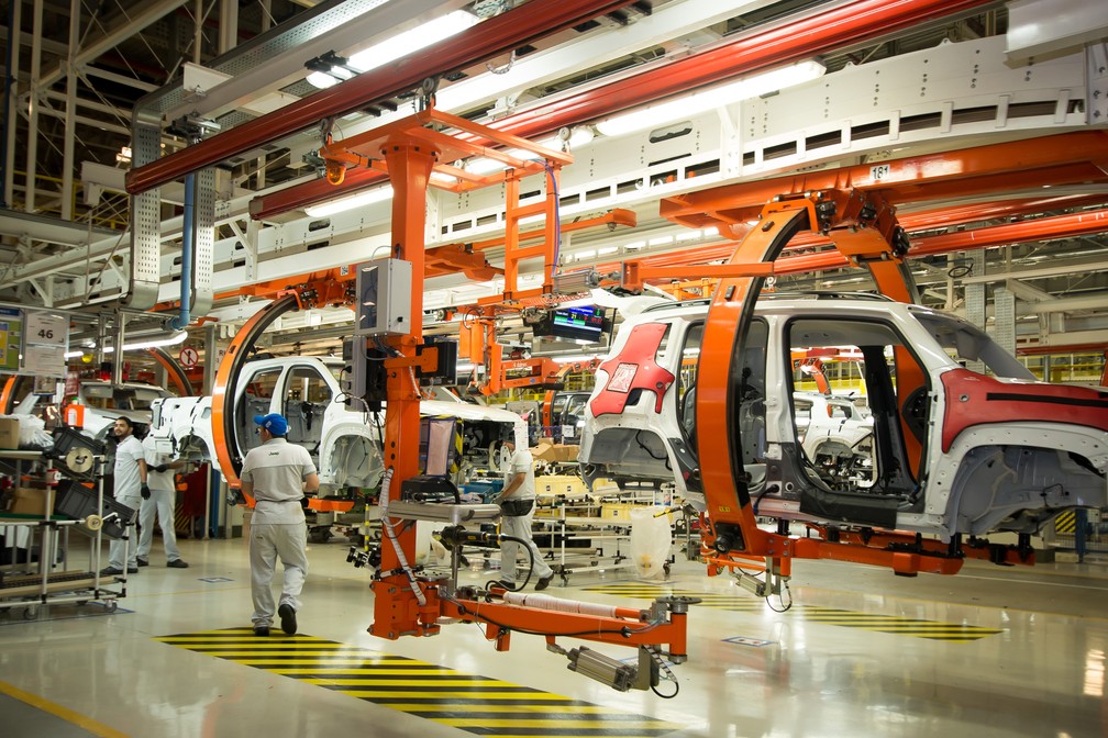 Fábrica da Jeep, em Goiana, na Região Metropolitana do Recife — Foto: Inês Campelo/Jeep/Divulgação
